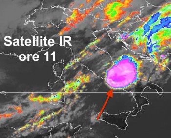 Aria fredda entra nel Mediterraneo: fenomeni temporaleschi da Nord a Sud, gran caldo in Sicilia