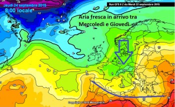 Temperature in ribasso: l’aria fresca è in arrivo