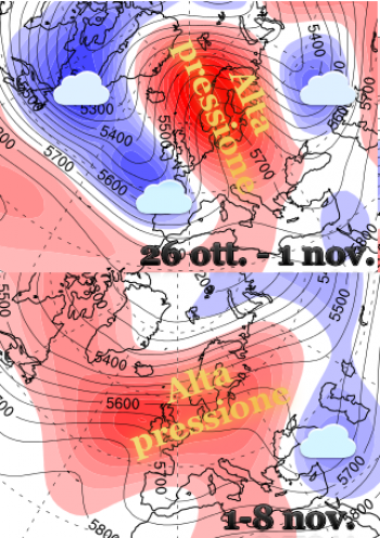 Alta pressione all’orizzonte, bel tempo ad inizio novembre?