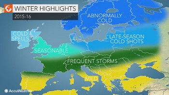 Inverno 2015/16: previsioni stagionali per Europa e Italia