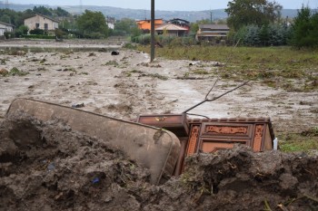 Alluvione Benevento: ministro Galletti e capo dipartimento Curcio nelle zone alluvionate