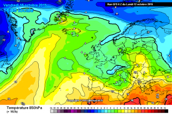 Tendenza meteo a 15 giorni,dal 13 al 27 Ottobre 2015