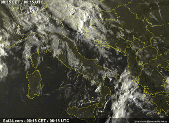 Buongiorno Italia,ecco il tempo in atto questo Sabato 3 Ottobre 2015