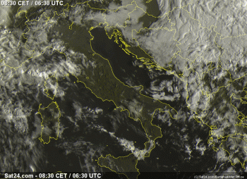 Buongiorno Italia,ecco il tempo in atto questo Lunedì 12 Ottobre 2015