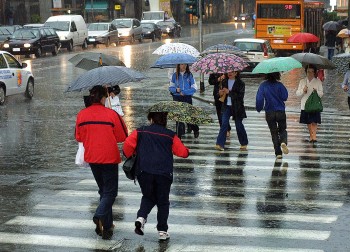 Forte maltempo in Campania: Gli accumuli pluviometrici,dalla mezzanotte