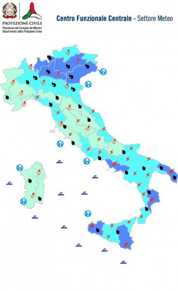 Allerta Meteo: dalla Toscana alla Calabria, le regioni sono avvisate