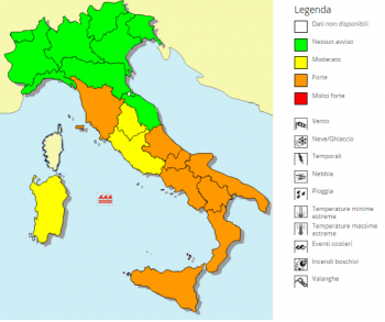 Temporali e piogge intense per le prossime ore, ecco dove