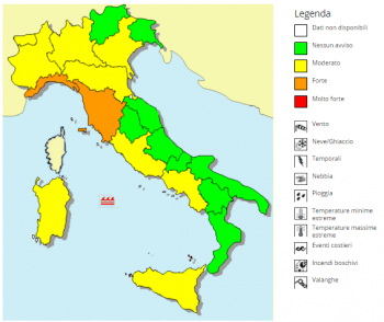 Temporali e piogge per le prossime ore, ecco dove