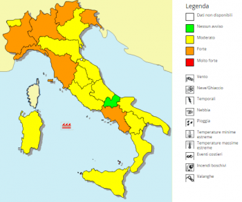 Maltempo intenso per le prossime ore, ecco dove