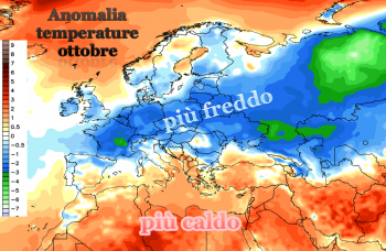 Ultime settimane fredde in Europa, ma l’Italia è sempre al limite