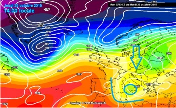 Peggioramento al centro-sud: Piogge e calo termico in arrivo