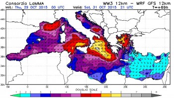 Venti, raffiche e mari agitati: sarà un weekend movimentato!