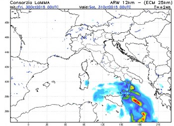 Il Vortice ciclonico si sposta al sud: le previsioni per oggi