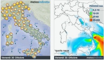 Weekend tra sole e nubifragi: estremo sud in allerta