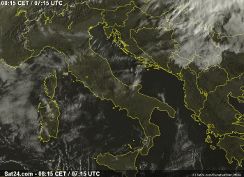 Buongiorno Italia,ecco il tempo in atto questa Domenica 8 Novembre 2015