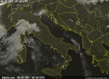 Buongiorno Italia,ecco il tempo in atto questo Lunedì 9 Novembre 2015