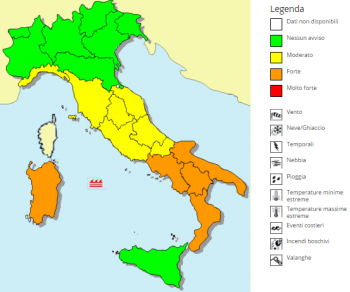 Vento forte previsto per le prossime ore, ecco dove