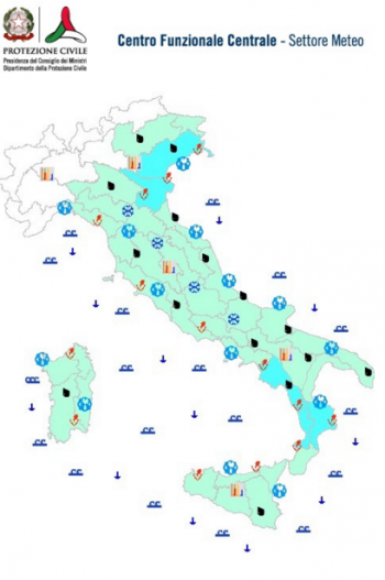 Neve in appennino per le prossime ore, il comunicato della protezione civile