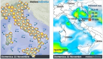 Il maltempo è arrivato in Italia: da nord a sud il meteo è in peggioramento