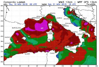 Venti a tutta forza: il peggioramento sarà accompagnato da forti venti!