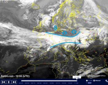 Il fronte freddo avanza: venti in rinforzo sull’Italia!