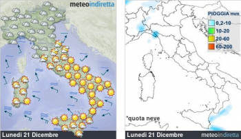 Previsioni meteo domani: instabile in Liguria e regioni Ioniche, discreto altrove