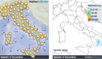 Previsioni meteo domani: nebbie e foschie tra spazi soleggiati