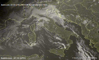 Buongiorno Italia,ecco il tempo in atto questo Mercoledì 23 Dicembre 2015