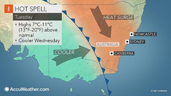 Ondata di caldo in Australia: le temperature ancora sopra la media!