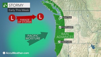 USA colpita da piogge: East e West coast sono nel mirino!