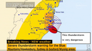 Australia: Sydney colpita da un forte e insolito tornado [FOTO]