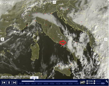 Venti settentrionali dai Balcani rinfrescano il Sud