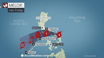 Tifone Melor minaccia le Filippine: massima allerta nell’arcipelago!