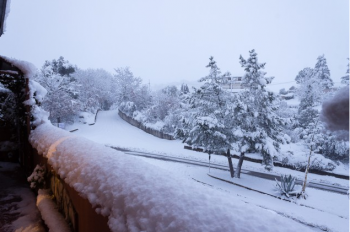 Neve in Campania, sommerse le zone interne, nevicata anche a Salerno [FOTO]