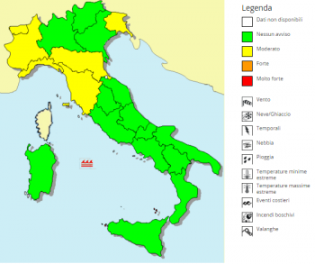 Piogge e qualche nevicata per le prossime ore, ecco dove