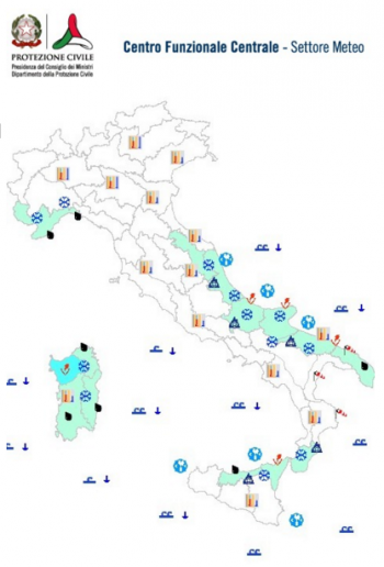 Stasera neve al nord, ecco il comunicato della protezione civile