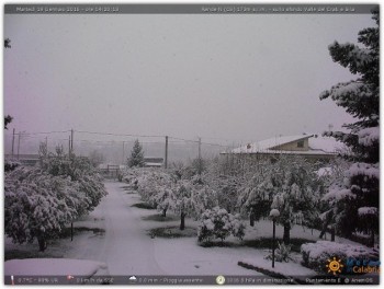 Neve diffusa in Calabria, ecco gli scatti delle webcam [FOTO]