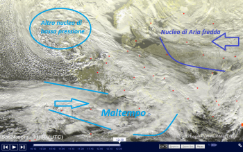 Maltempo e freddo: l’immagine satellitare ci aiuta a capire!