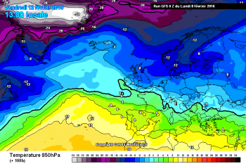 Tendenza meteo a 15 giorni,dal 9 al 23 Febbraio 2016