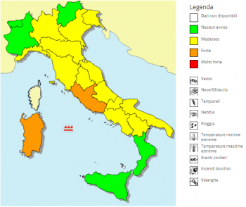 Fenomeni intensi e vento forte per le prossime ore, ecco dove