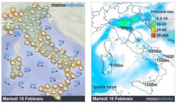 Previsioni Meteo Italia – La Settimana