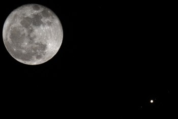 Congiunzione Luna-Giove, lo spettacolo si ripete