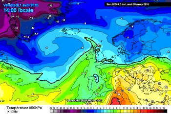 Tendenza meteo a 15 giorni,dal 29 Marzo al 12 Aprile 2016