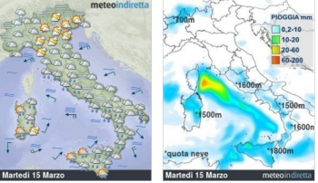 Meteo Domani: ancora qualche pioggia in attesa del flusso freddo!