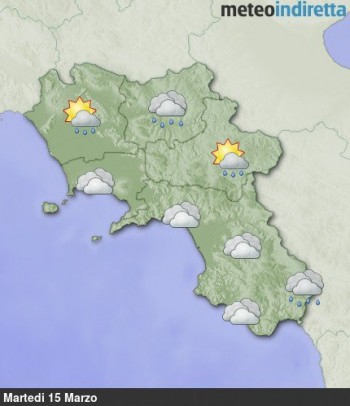 Meteo Campania: Tempo in peggioramento,dal pomeriggio