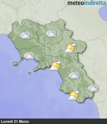 Meteo Campania: Alta pressione,con temperature in forte aumento