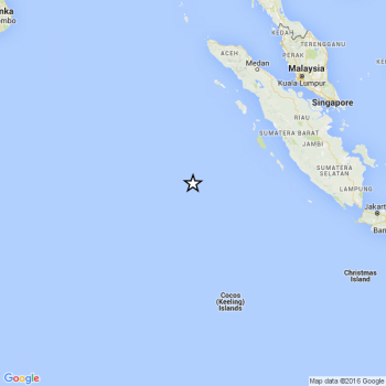 Terremoto Sumatra: violenta scossa di magnitudo 7.6