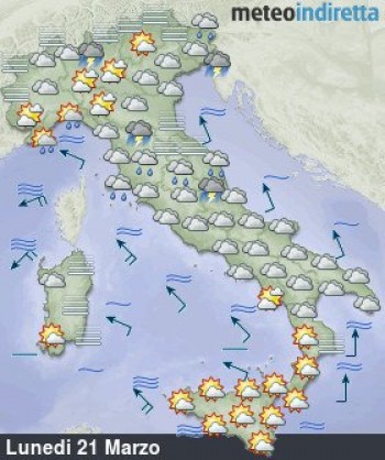 Previsioni Meteo Italia – La Settimana