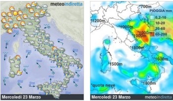 Meteo Domani: netto peggioramento al Sud con piogge e temporali!