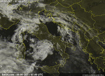 Previsioni meteo oggi: Alta pressione in cedimento, con precipitazioni su alcune regioni